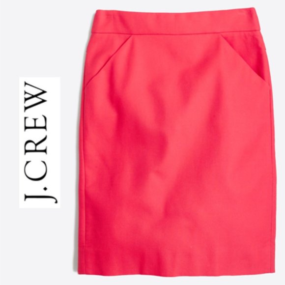 J. Crew Dresses & Skirts - J. Crew Pencil Skirt Double-Serge Cotton